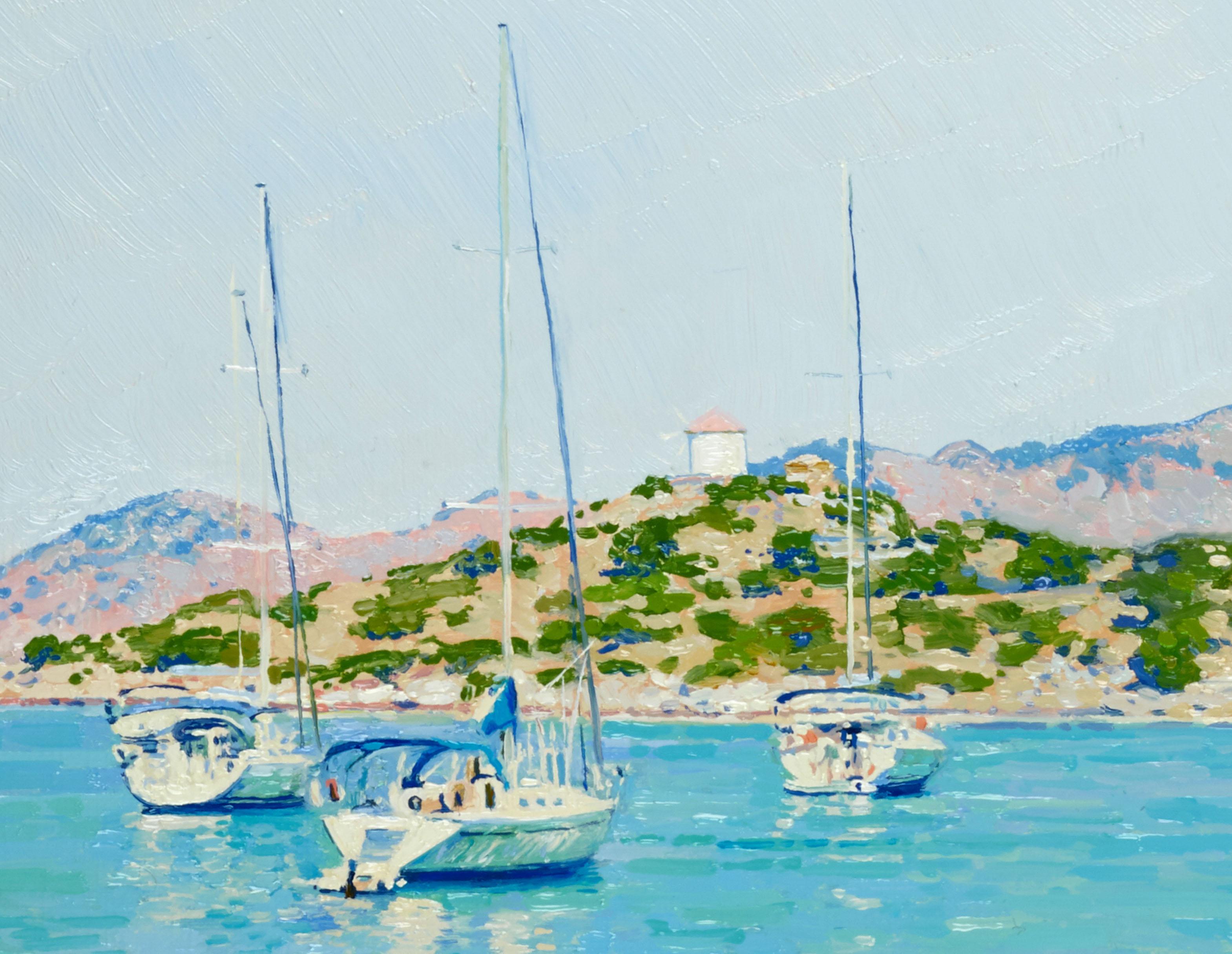 Symi. Griechenland (Impressionismus), Painting, von Simon Kozhin