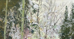 Bagno Teremok ad Abramtsevo in inverno, dipinto impressionista, 2026, New