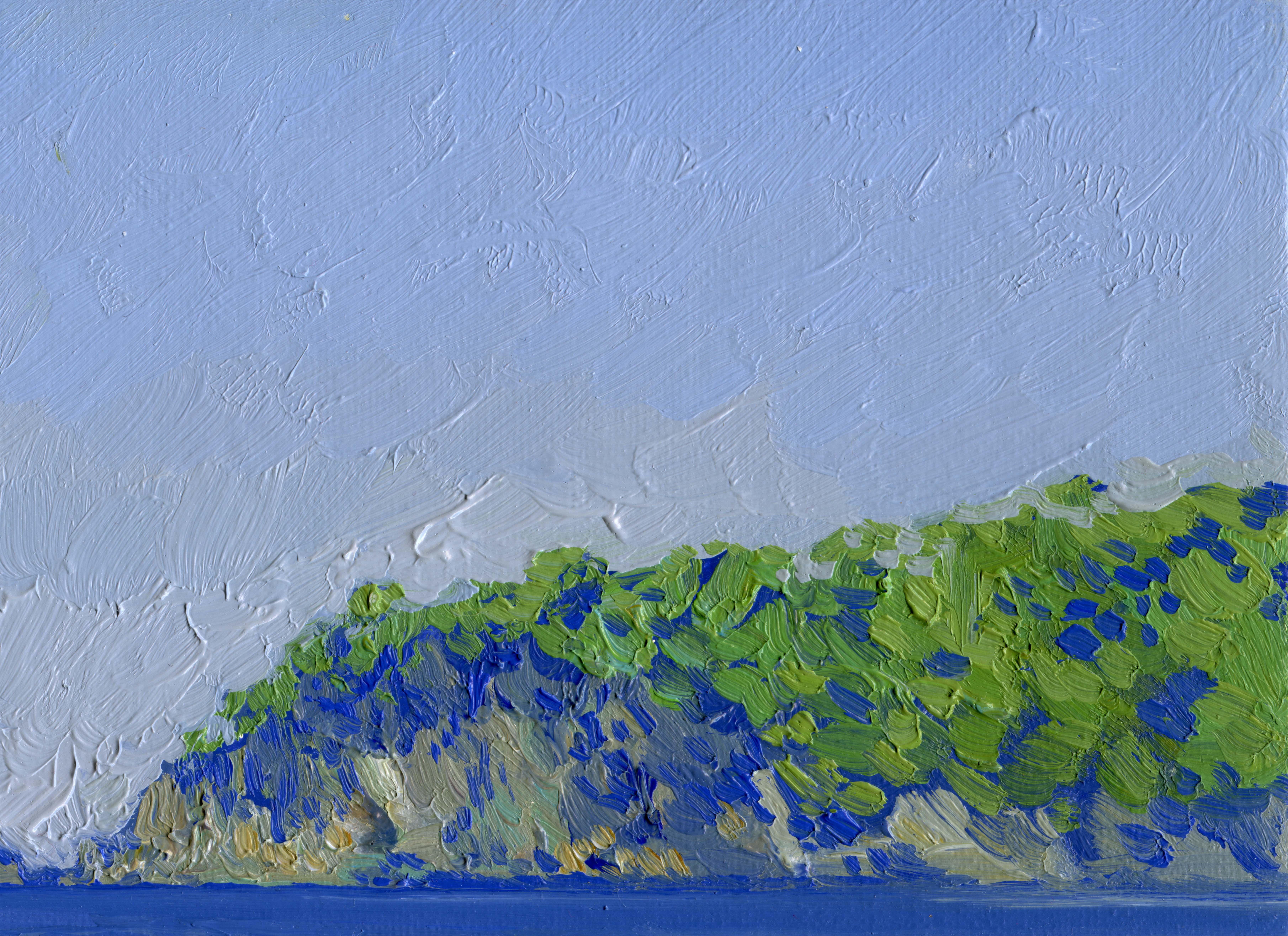 The boat. Oludeniz - Impressionist Painting by Simon Kozhin