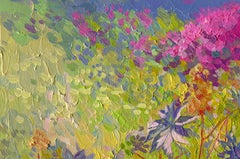 The dominance of heat does not frighten you, Impressionism painting, 2017, New