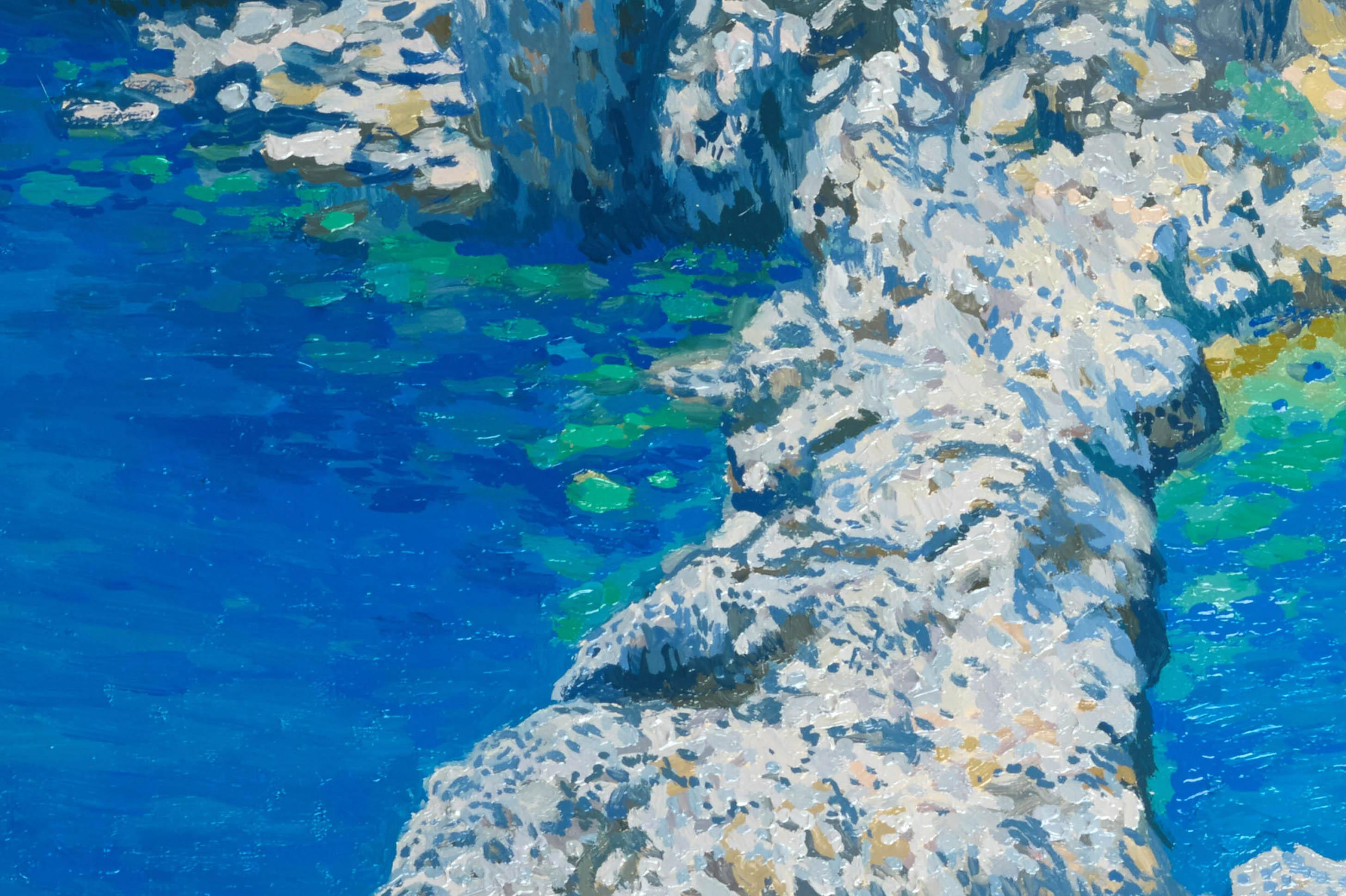 El corazón de Lindos. Rodas - Painting Impresionista de Simon Kozhin