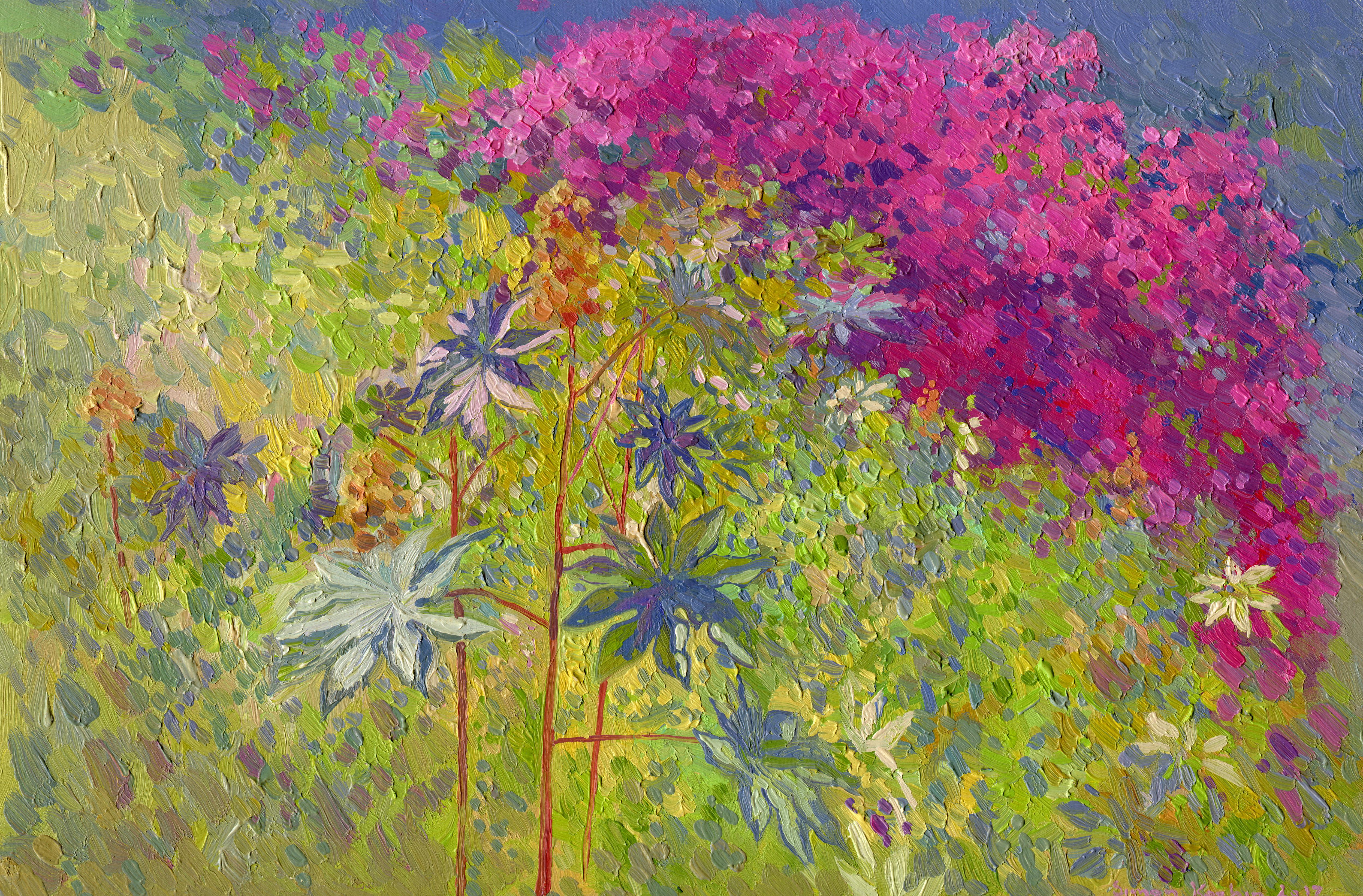 Landscape Painting di Simon Kozhin - Il caldo non ti spaventa
