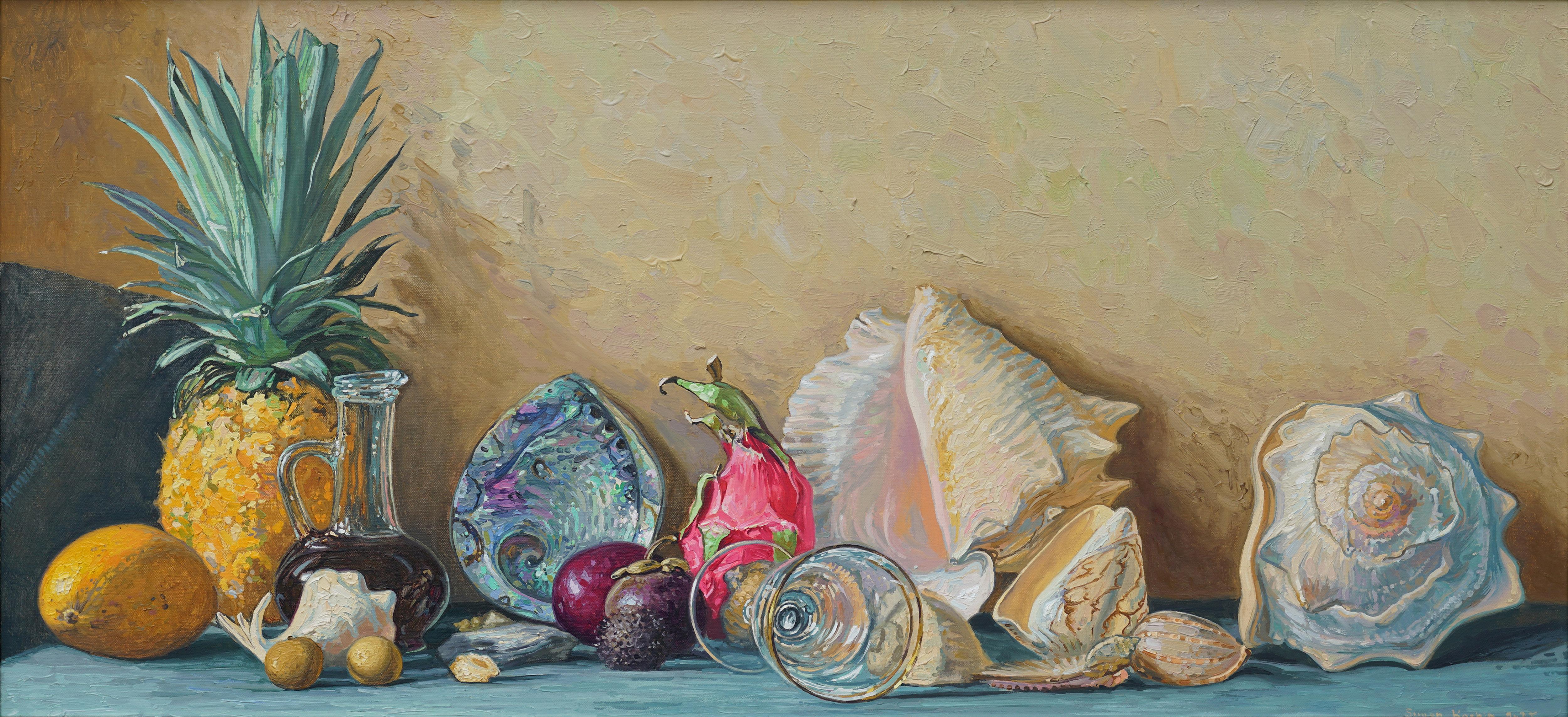 Still-Life Painting de Simon Kozhin - Paraíso tropical