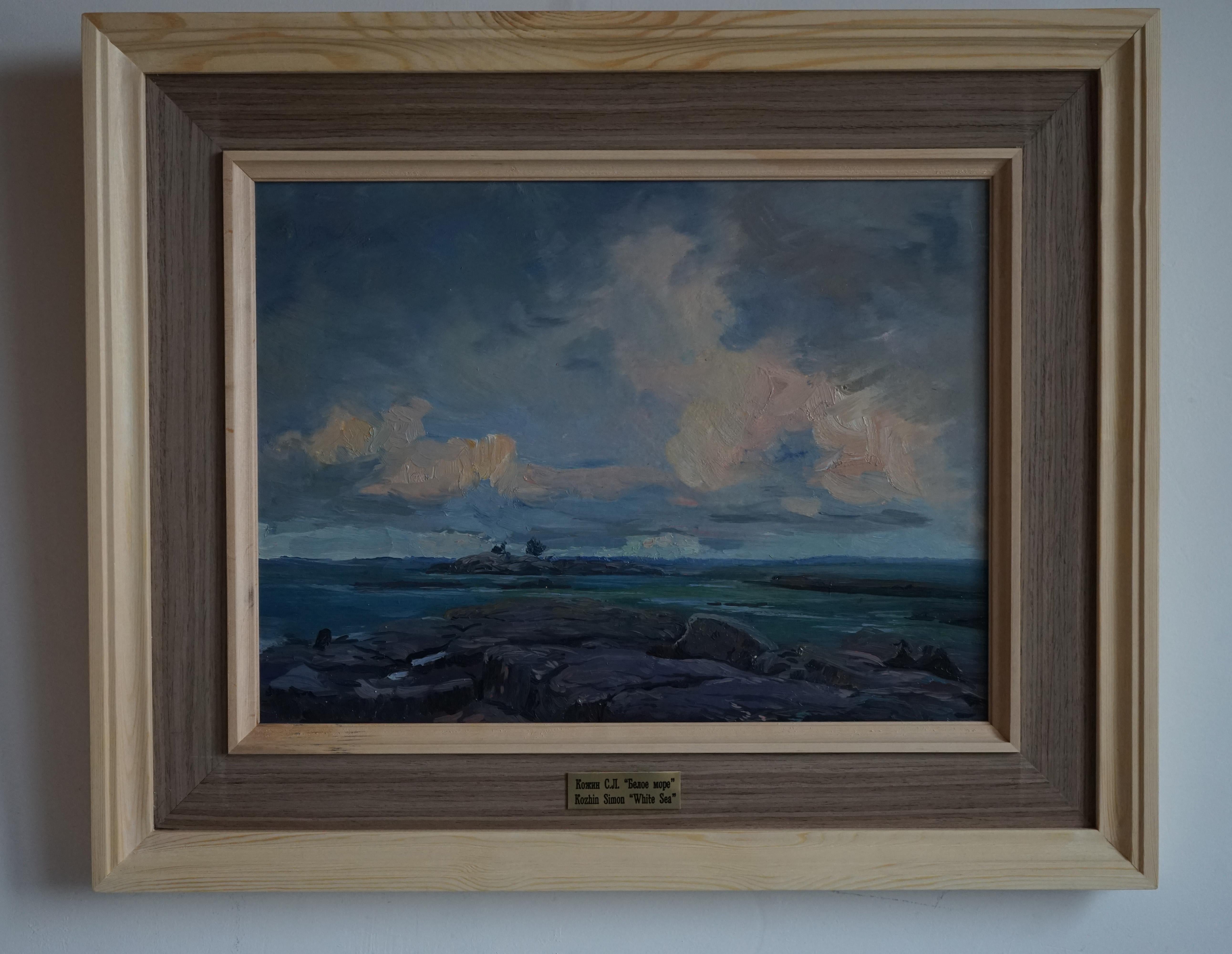 Mar blanco - Painting Impresionista de Simon Kozhin