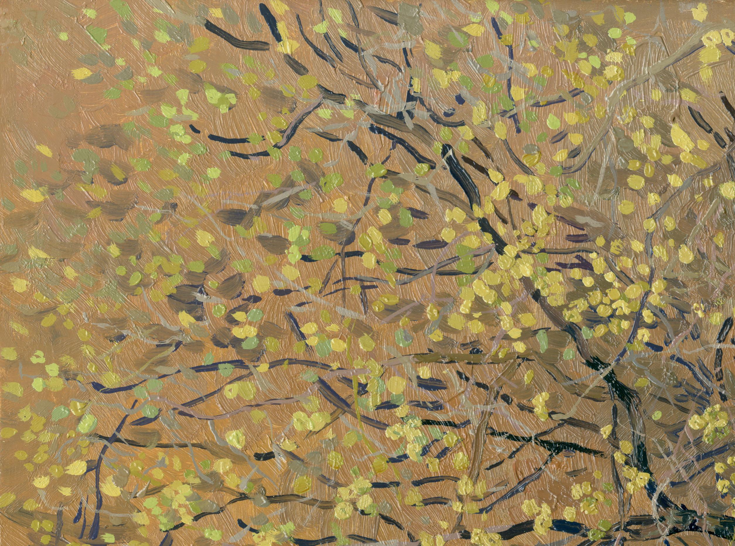 Willow blossoms - Painting by Simon Kozhin