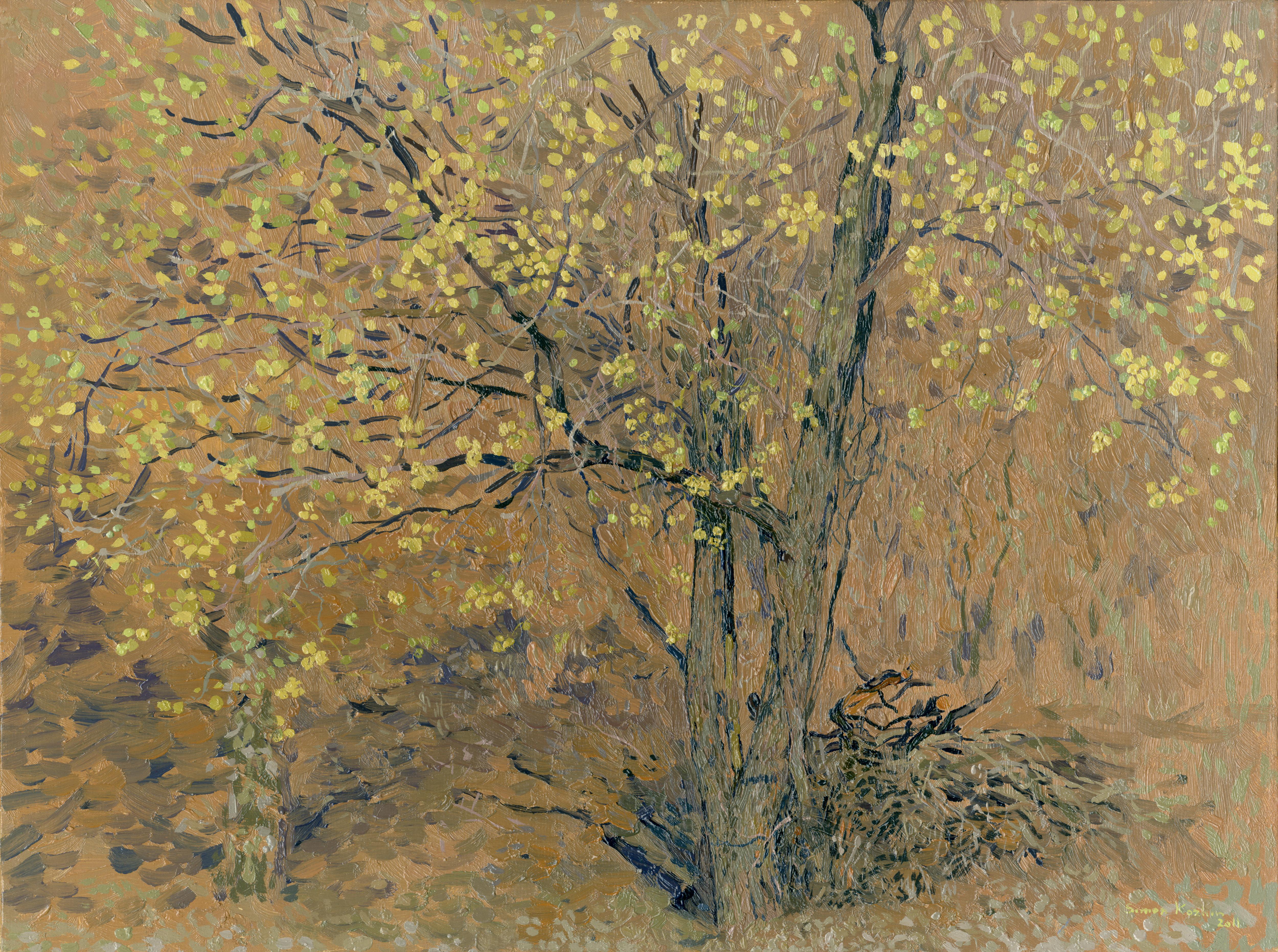 Simon Kozhin Landscape Painting - Willow blossoms