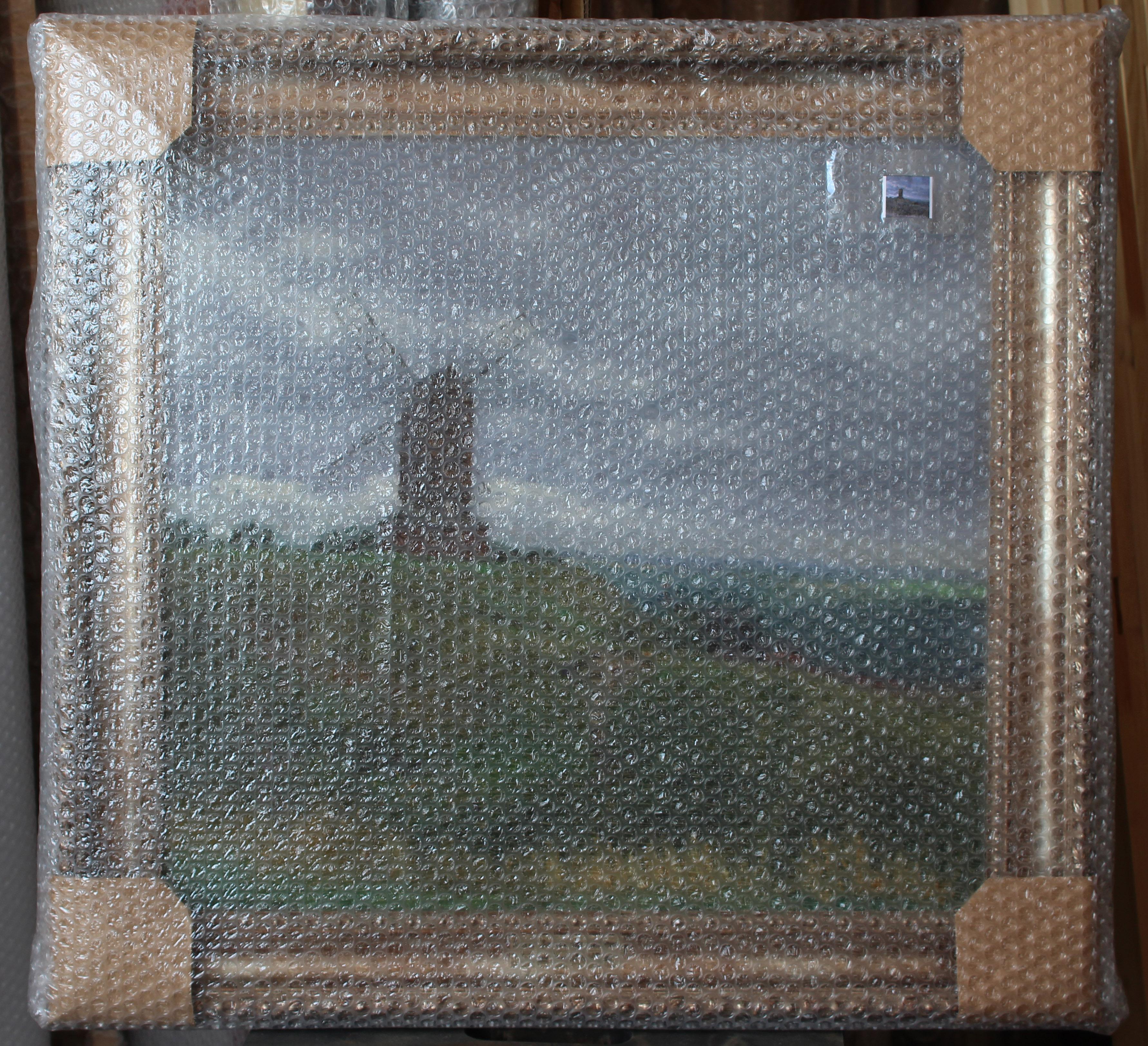 Windmill, England Classical Impressionism Style Landscape Oil painting Framed For Sale 9