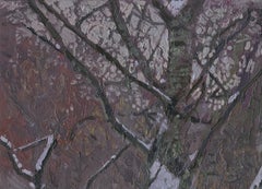 Winter Landscape in Tsaritsyno Park, February, 25x35 cm Painting