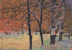 Winter night. Maryino