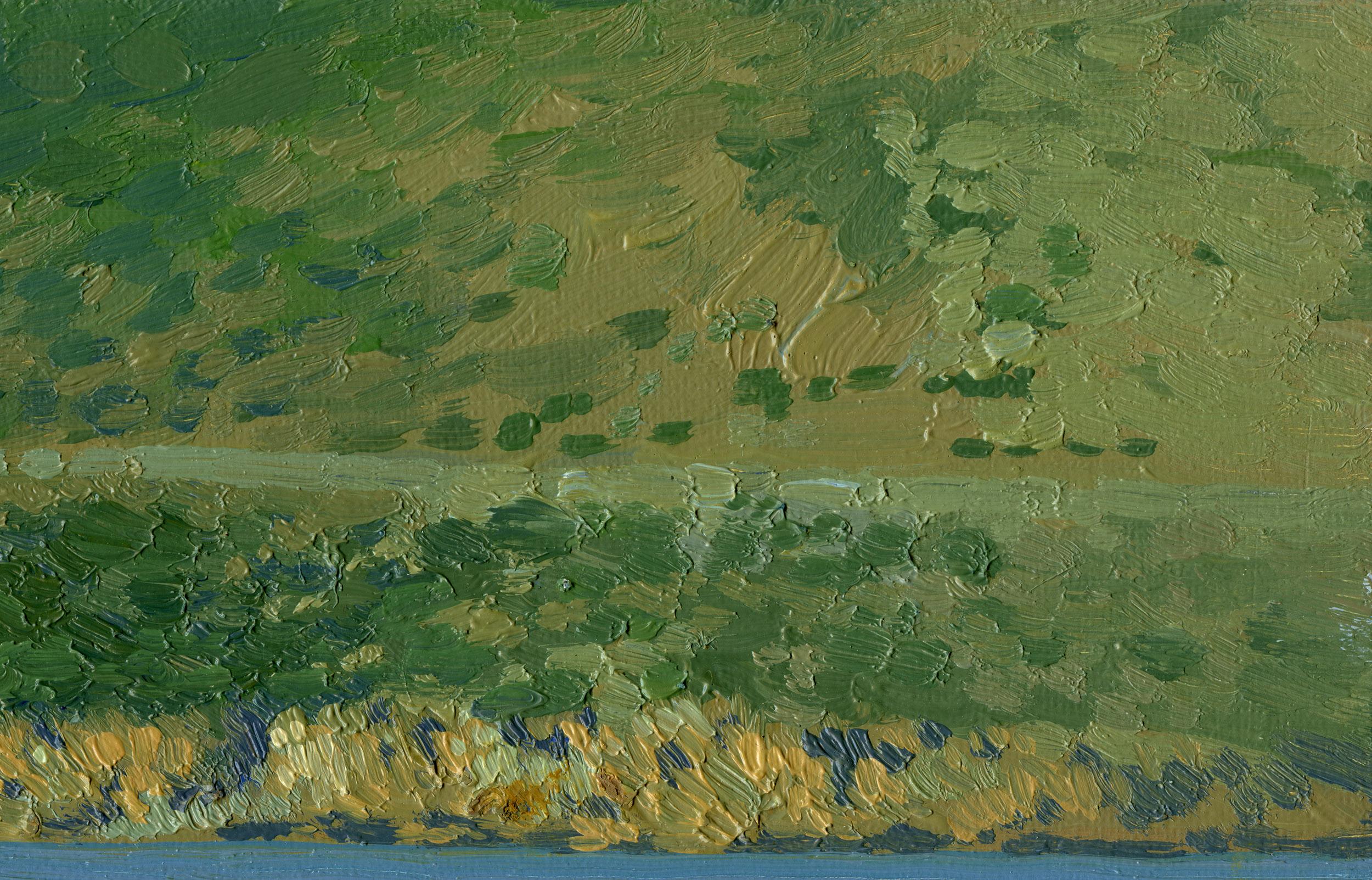 Yacht di Santa Maria - Painting Impressionismo di Simon Kozhin