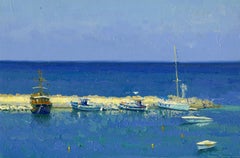 Yachts in the port of Bali