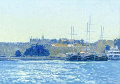 Yachts in the port of Mandraki