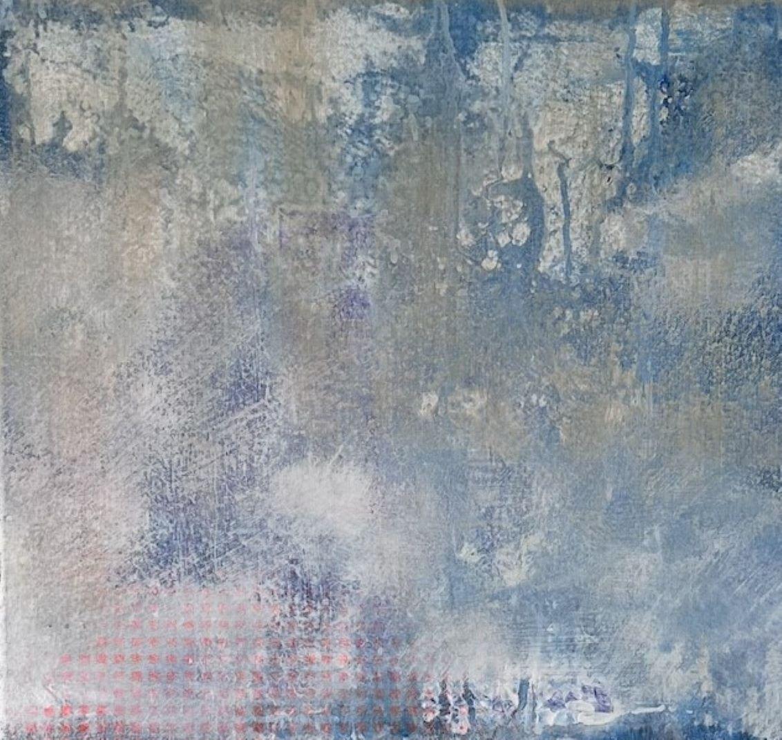 A la deriva - pintura contemporánea semiabstracta de técnica mixta - Painting Contemporáneo de Simon Ledson
