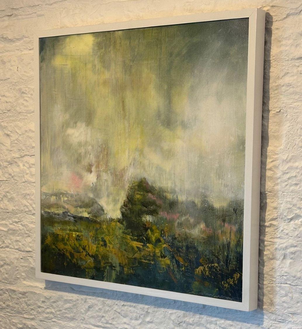 I dipinti di paesaggi di Simon sono una continua ricerca su ciò che vede, un semplice riflesso della luce su una superficie, la realtà del riflesso. Come collezione di paesaggi del Somerset, questi dipinti sono uno studio di osservazione in