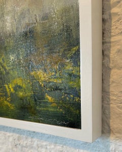 Pink Passing- contemporary semi-abstract mixed media painting