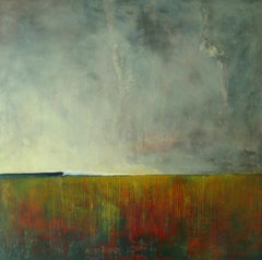 Ram's-R - contemporary abstract seascape earth tones calming oil canvas