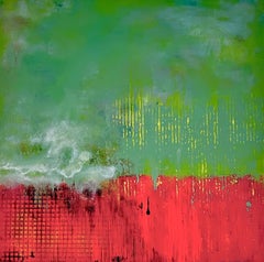 Sudden Change - contemporary semi-abstract mixed media painting