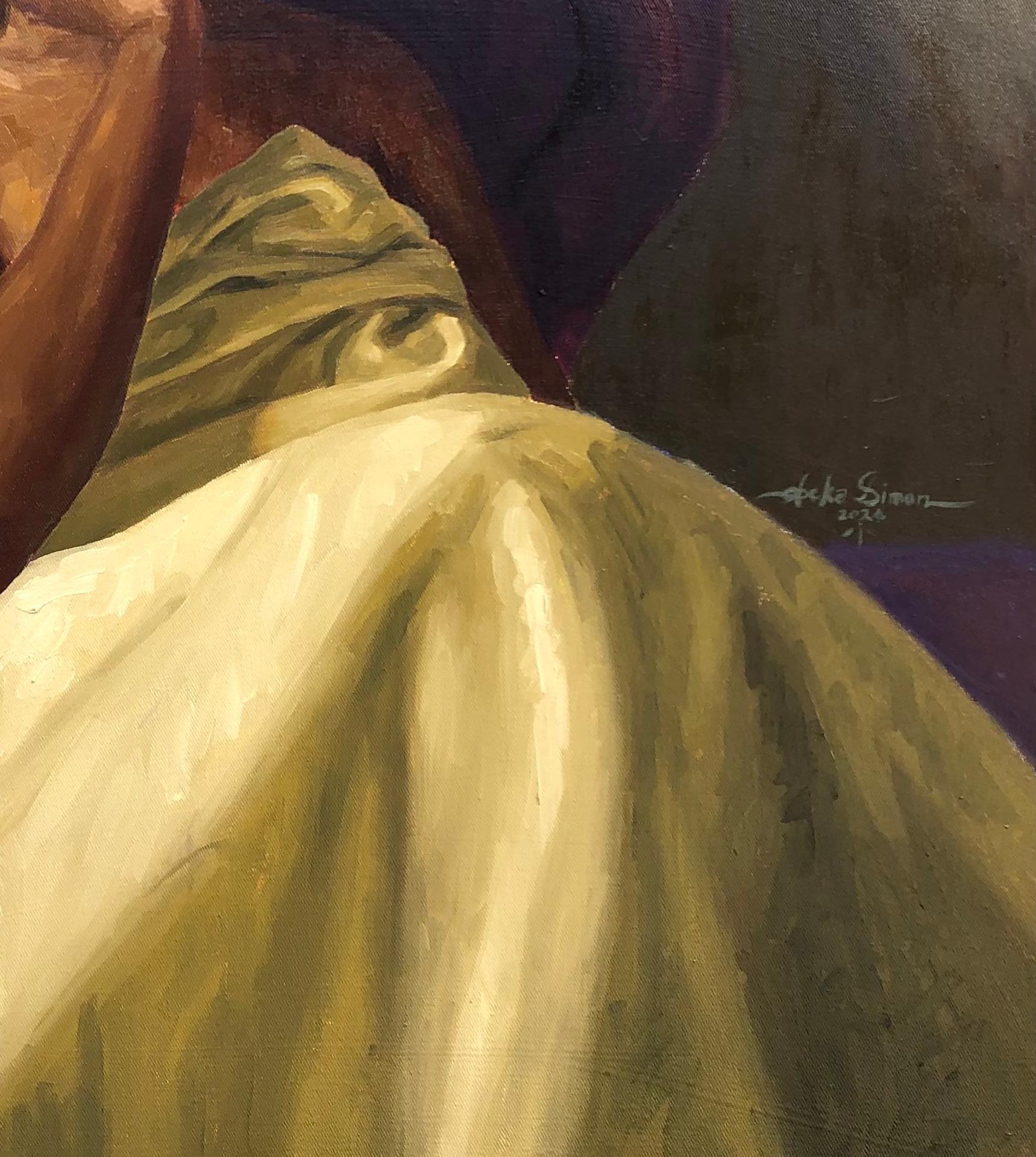 A Life Unraveled 2 - 21st Century, Contemporary, Figurative Portrait, Women, Oil For Sale 1
