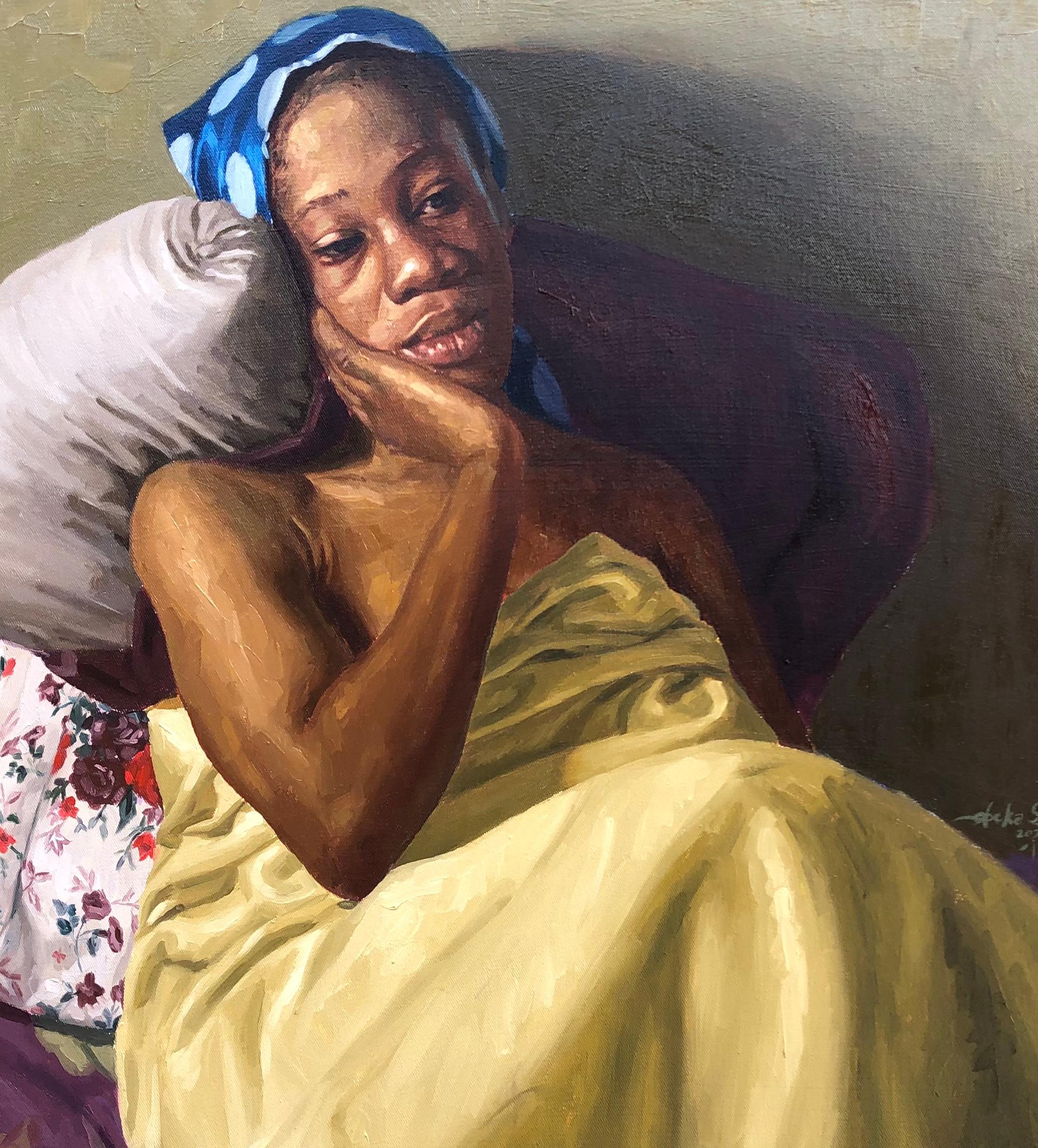 A Life Unraveled 2 - 21st Century, Contemporary, Figurative Portrait, Women, Oil For Sale 2
