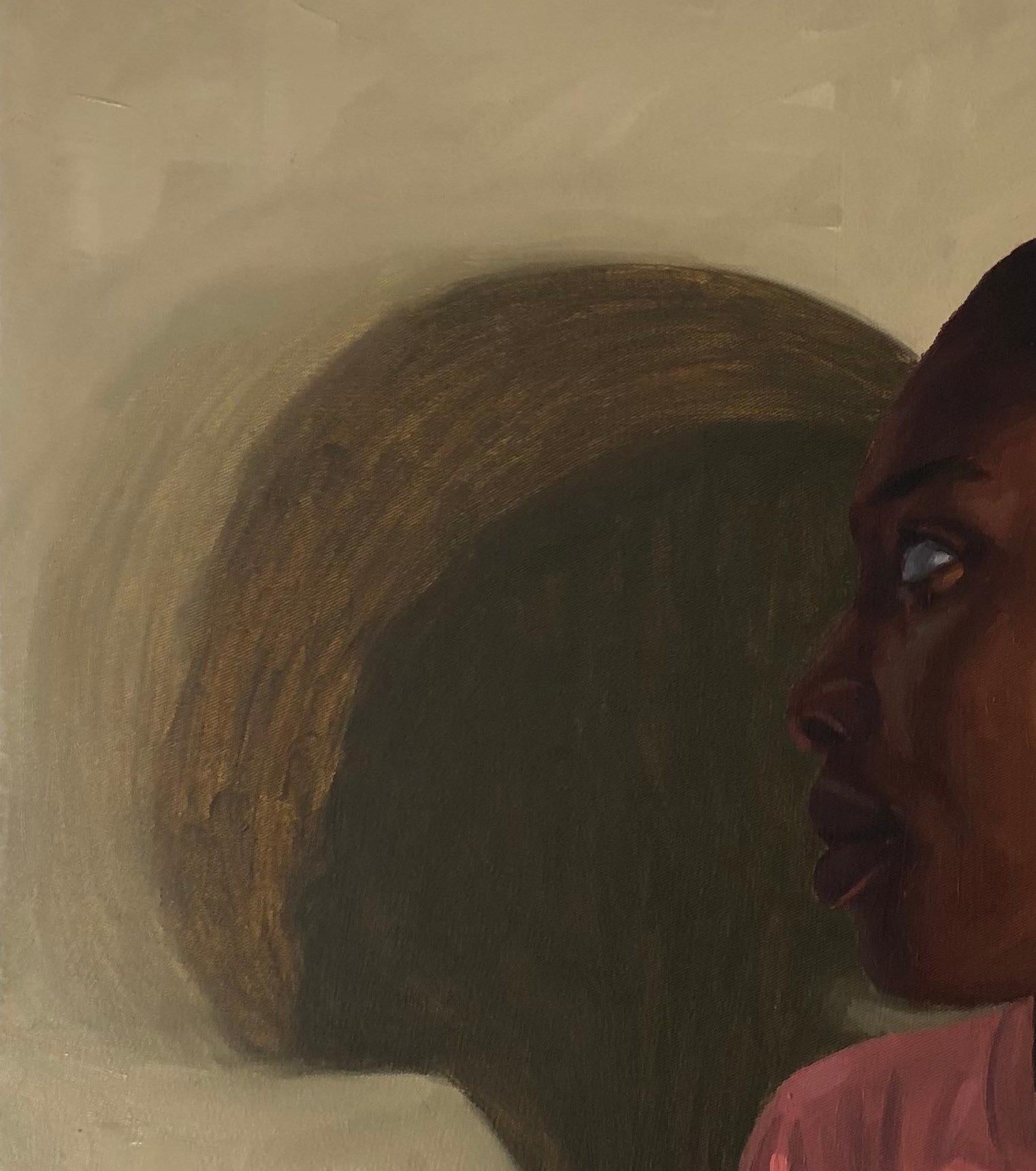 Anímate y Brilla (Esperanza) - Siglo XXI, Contemporáneo, Figurativo, Mujer, Óleo - Painting de Simon Obeka