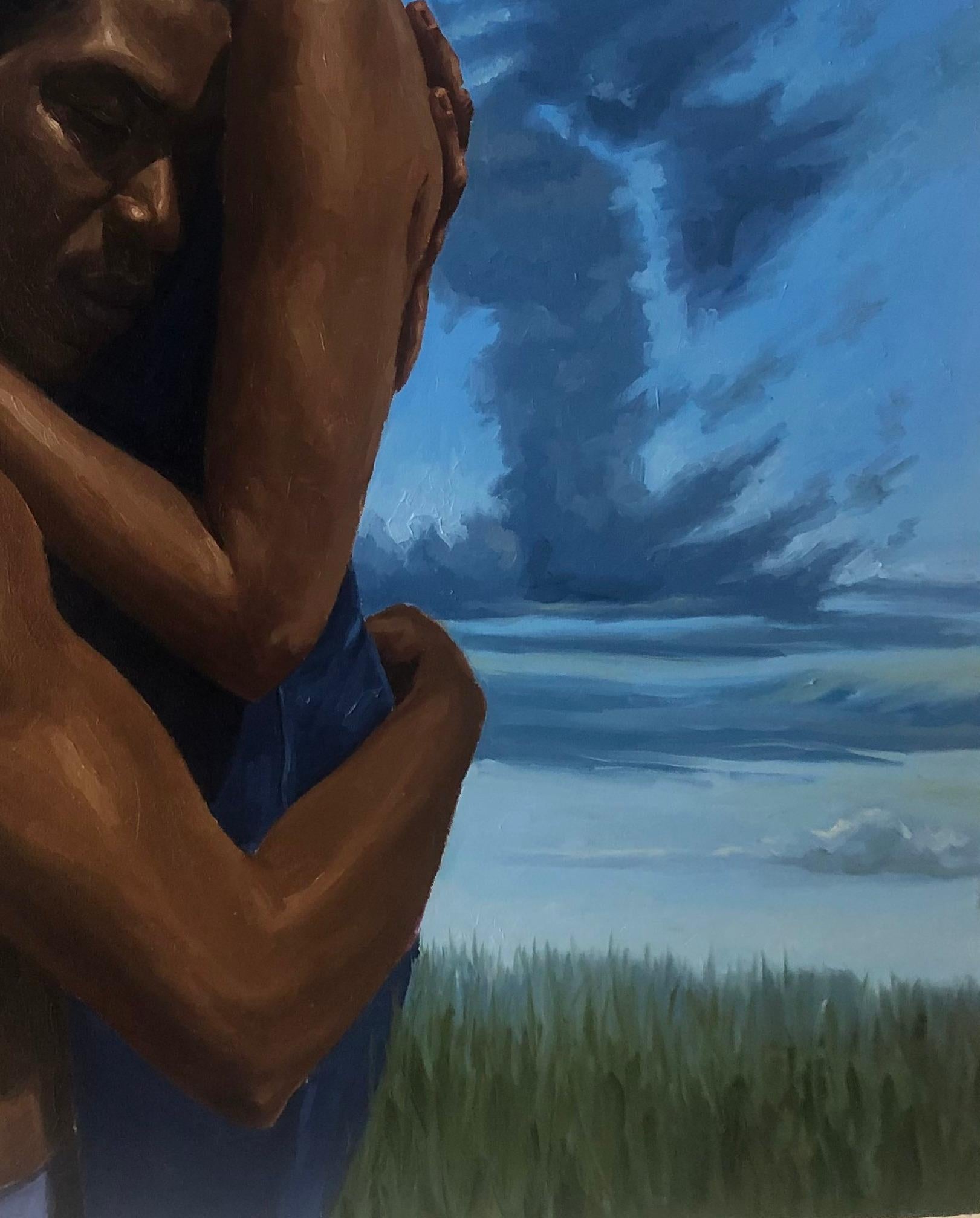 Nothing But Human - 21° secolo, Contemporaneo, Figurativo, Abbraccio appassionato, Amore in vendita 1