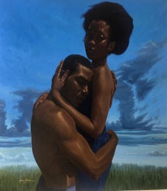 Nothing But Human - 21e siècle, Contemporain, Figuratif, Étreinte passionnée, Amour