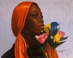 En tu tumba no olerán bien  - Siglo XXI, Contemporáneo, Floral, Mujer