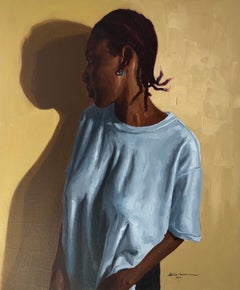 A Veces Hablo Con Mi Sombra 1 - Siglo XXI, Contemporáneo, Figurativo, Mujer