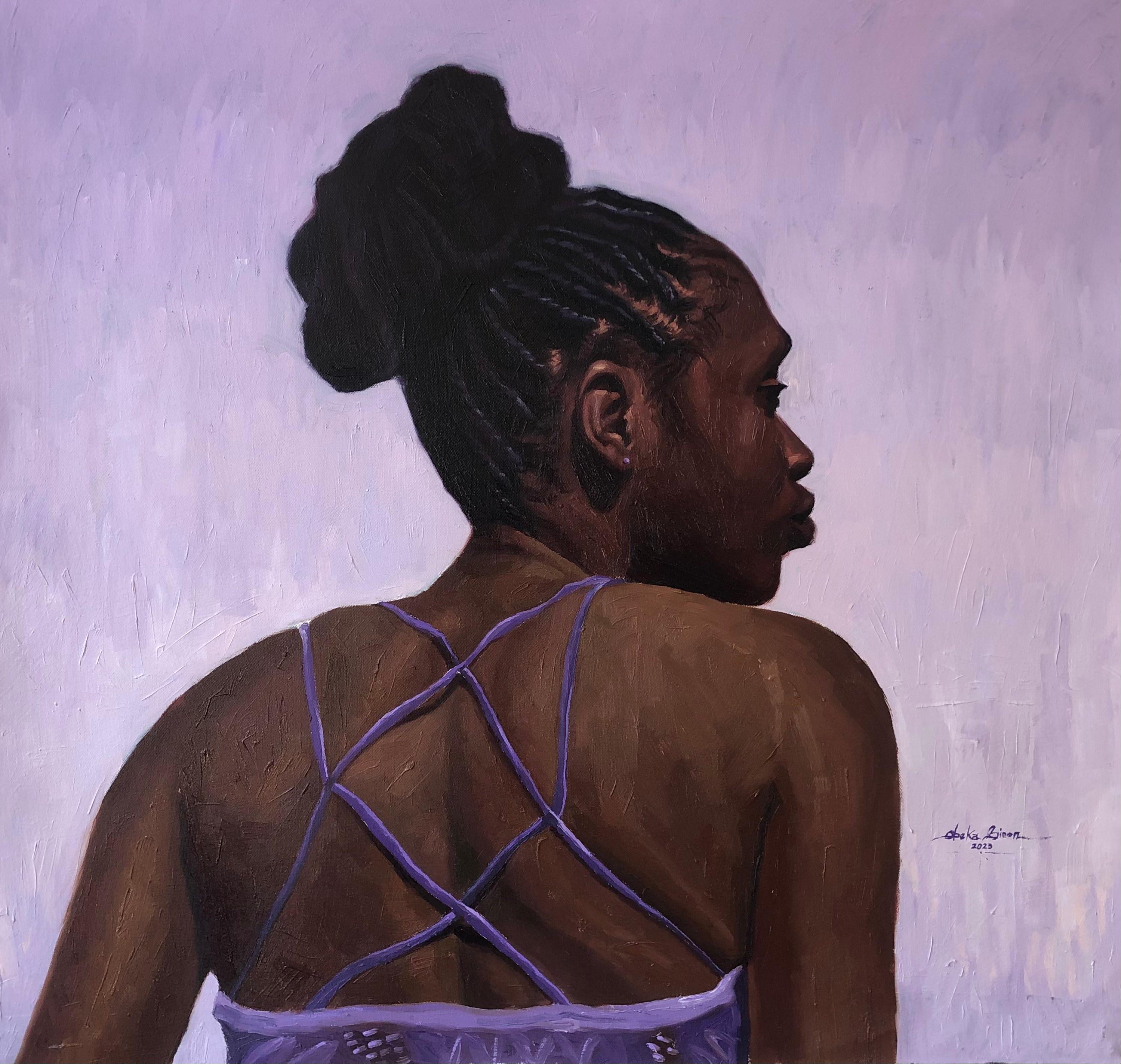 Figurative Painting di Simon Obeka - Inarrestabile