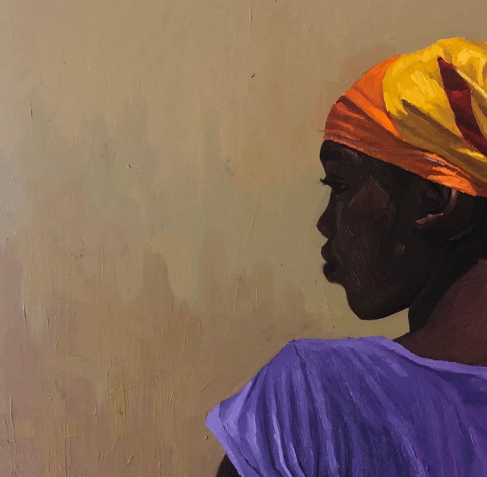 Untouchable 2 - Painting by Simon Obeka
