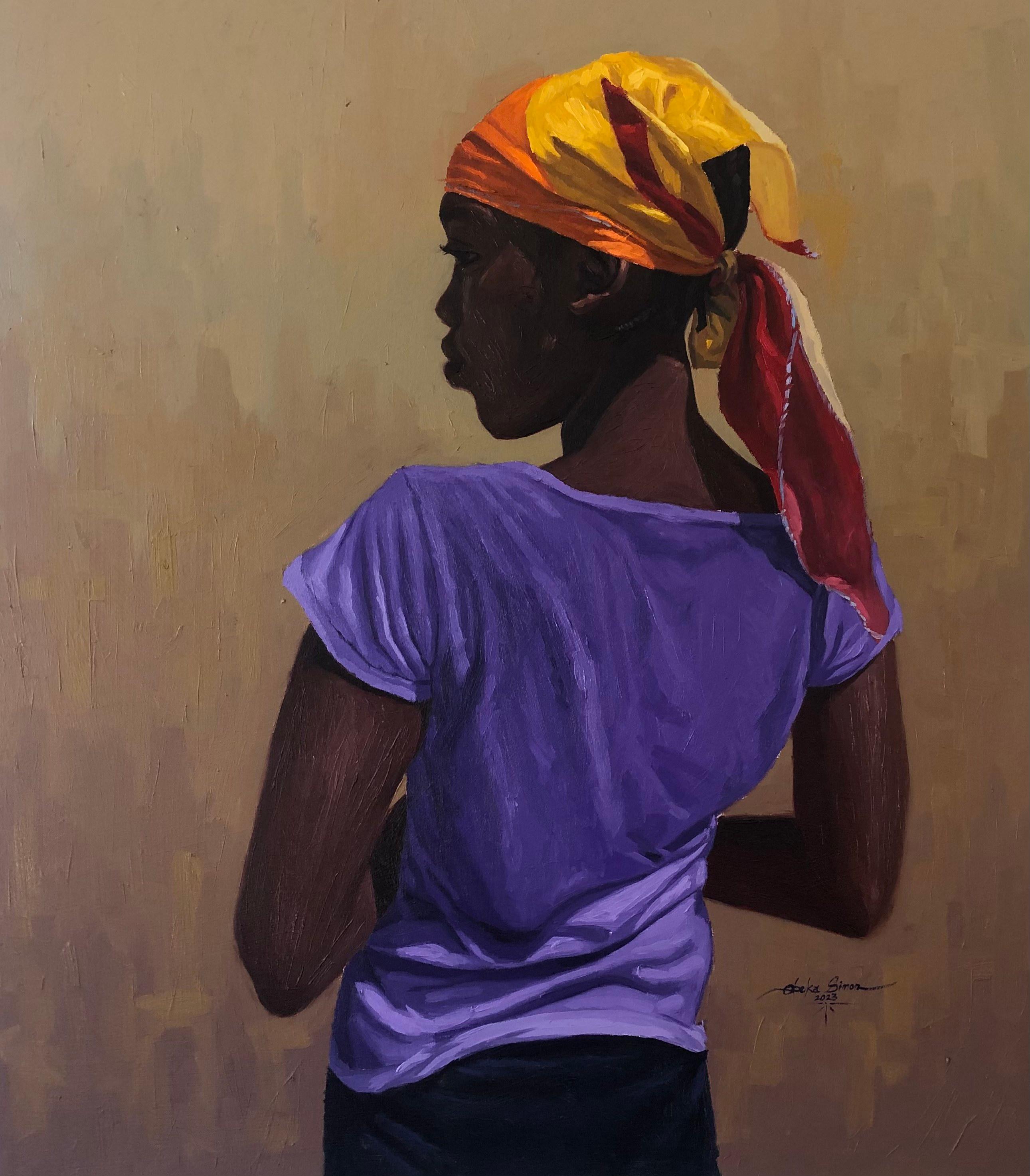 Simon Obeka Portrait Painting - Untouchable 2
