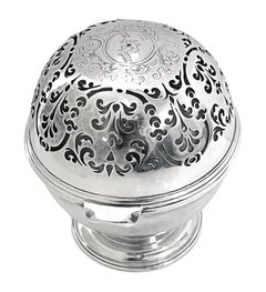 Simon Pantin George 1st Silber- Seifenlöffelschale London 1717.