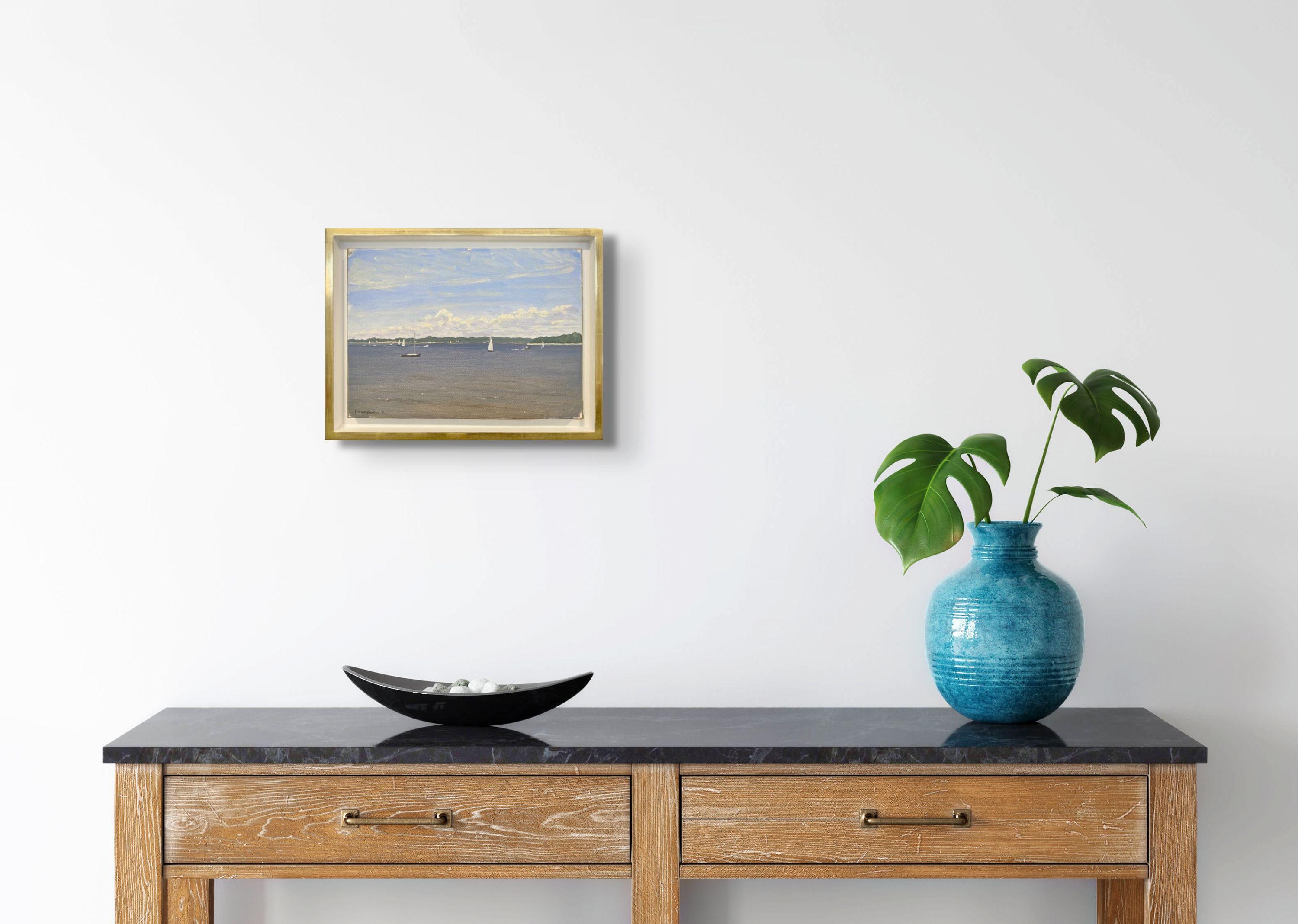 Gardiner's Bay, früher Juli, East Hampton – Painting von Simon Parkes