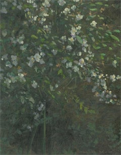 Simon Parkes (b.1954) - Contemporary Oil, Rambling Rose and Signed Book