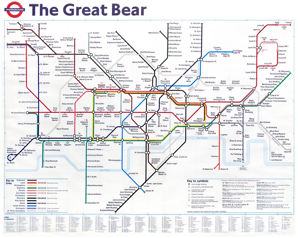 The Great Bear  - Print by Simon Patterson