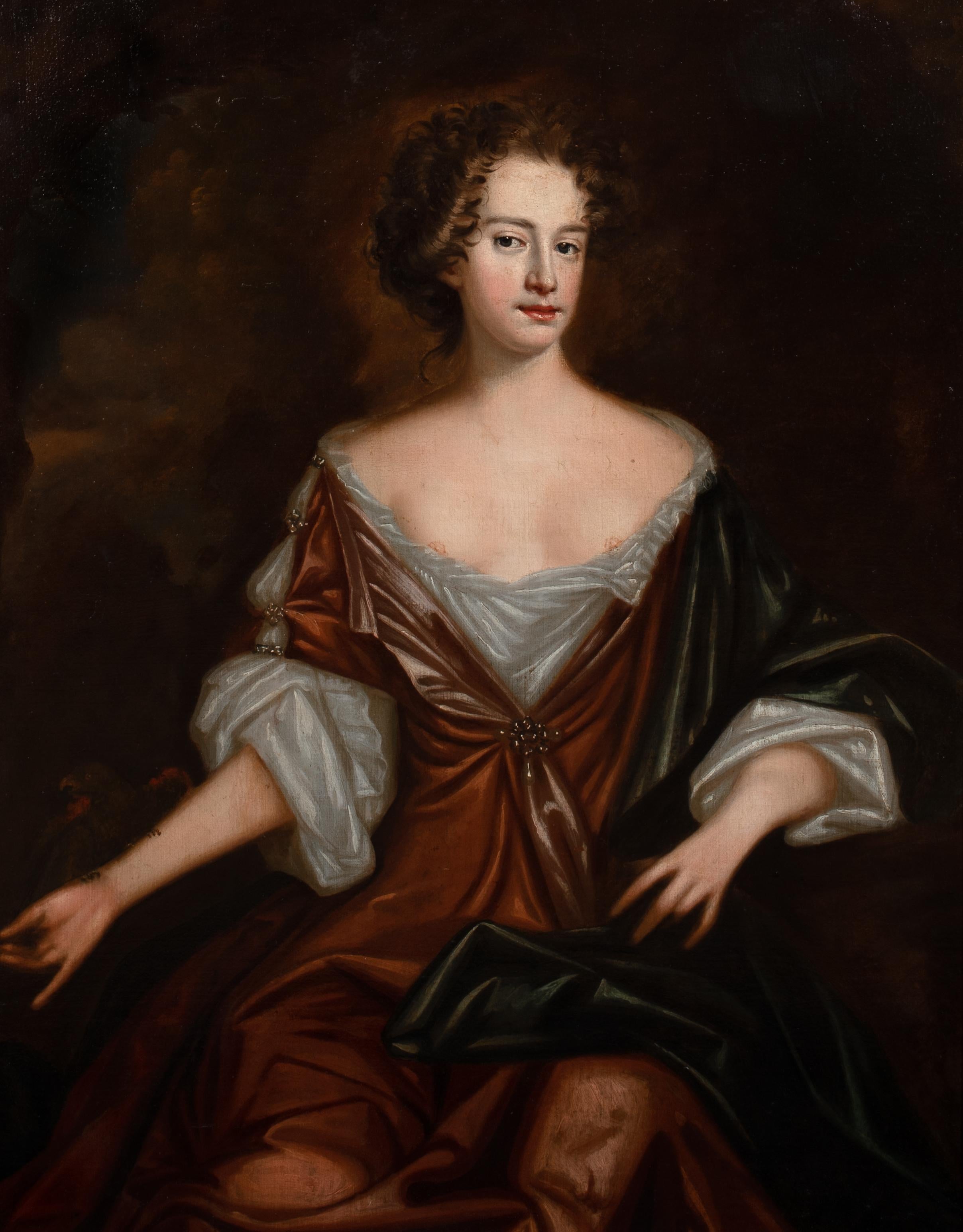 Simon Pietersz Verelst (circle) Portrait Painting - Portrait Of A Eleanor Gwyn (1650-1687), 17th Century  