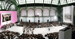 "Chanel, Karl at the Grand Palais" C-print mounted under plexi by Simon Procter