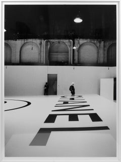 Lagerfeld Above Chanel, Fall/Winter 2006, Paris C-print by Simon Procter