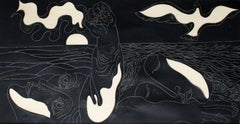 The Sea of Hopes. Paper, mixed media, 28x54 cm