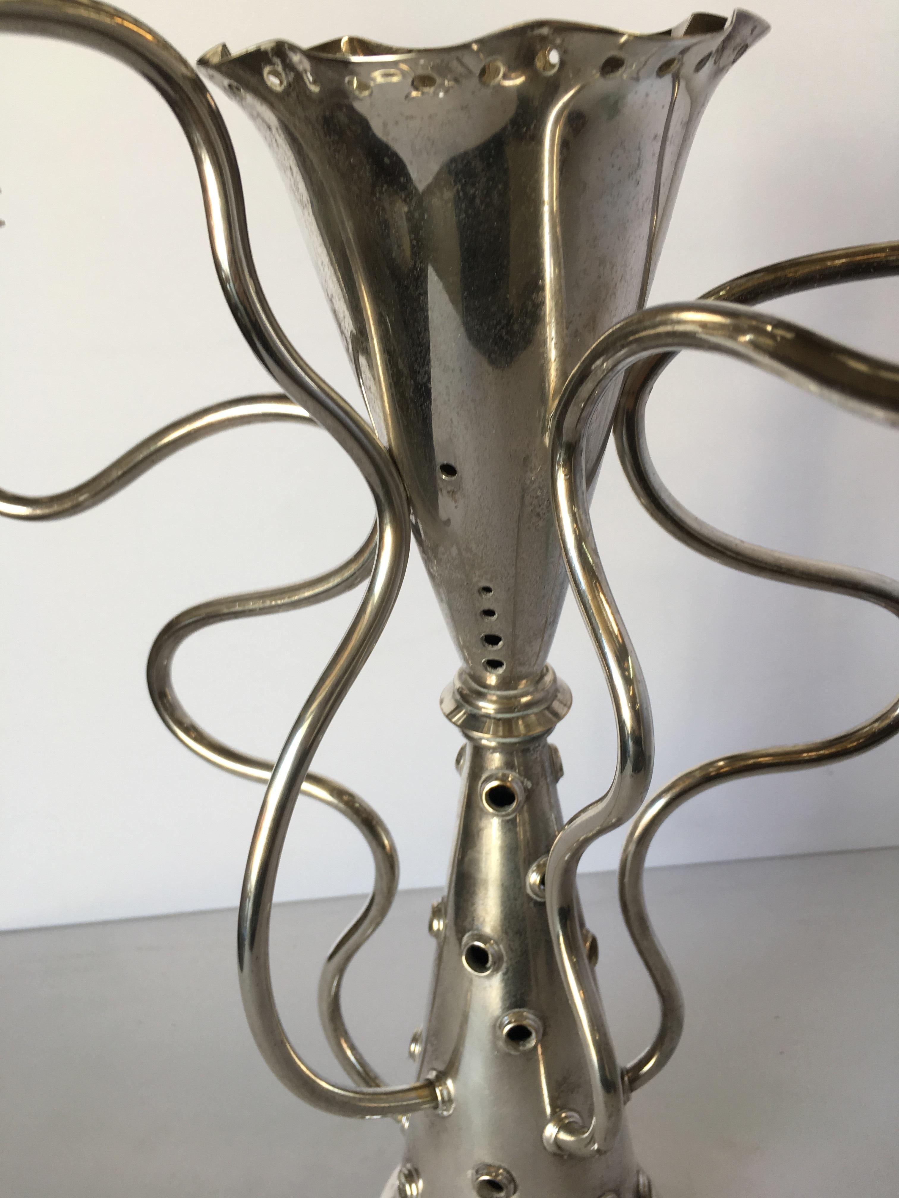 Simon Silver Plated Candelabra by for Driade 5