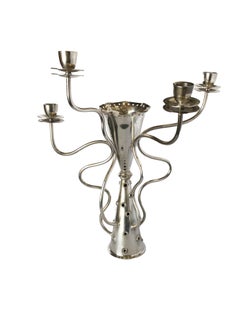 Simon Silver Plated Candelabra by for Driade