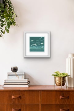 Cloud II with Screenprint on Paper by Simon Tozer