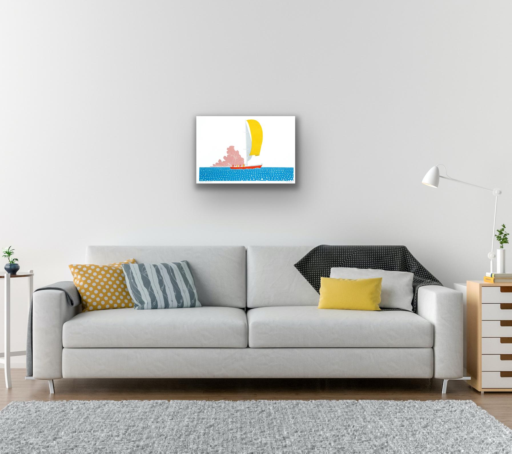 Demeter, original painting, contemporary - Contemporary Print by Simon Tozer