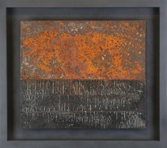 Metall #6, Mixed Media auf Metall