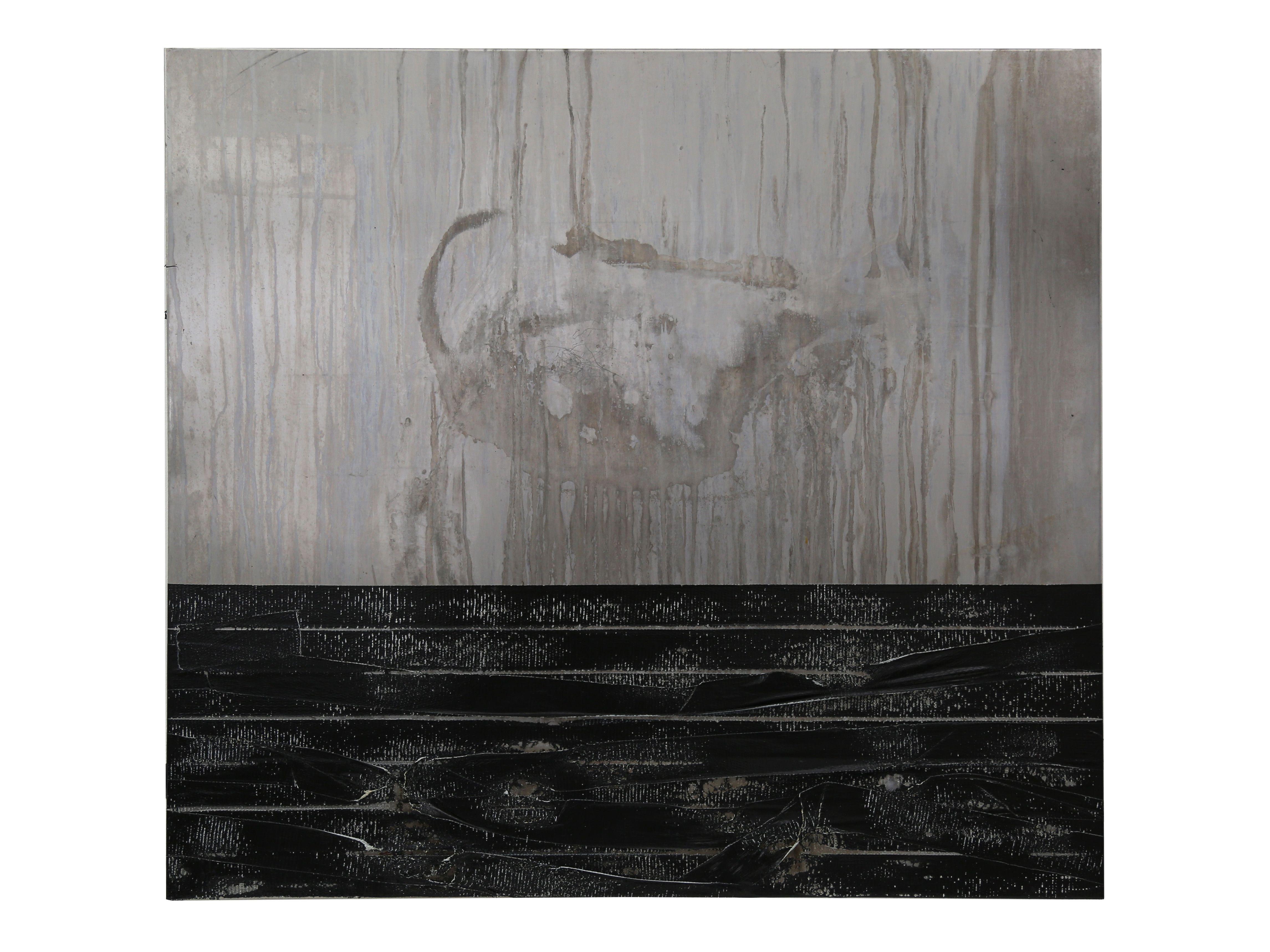 Metall #8, Mixed Media auf Metall