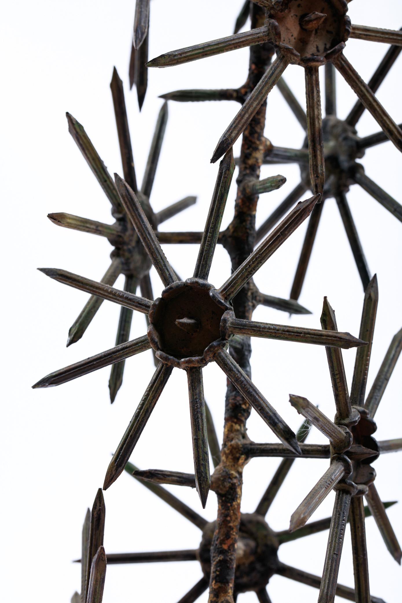 Simon Ybarra Brutalist Sculpture Signed and Dated, 1964 In Good Condition In Saint Louis, MO
