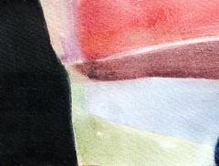 A Visual Journey : Landscape #8, peinture expressionniste abstraite contemporaine