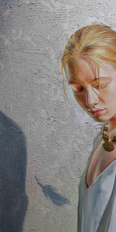 Dimmi su Domenica - Quadro ad olio di Simona Zecca - 2023