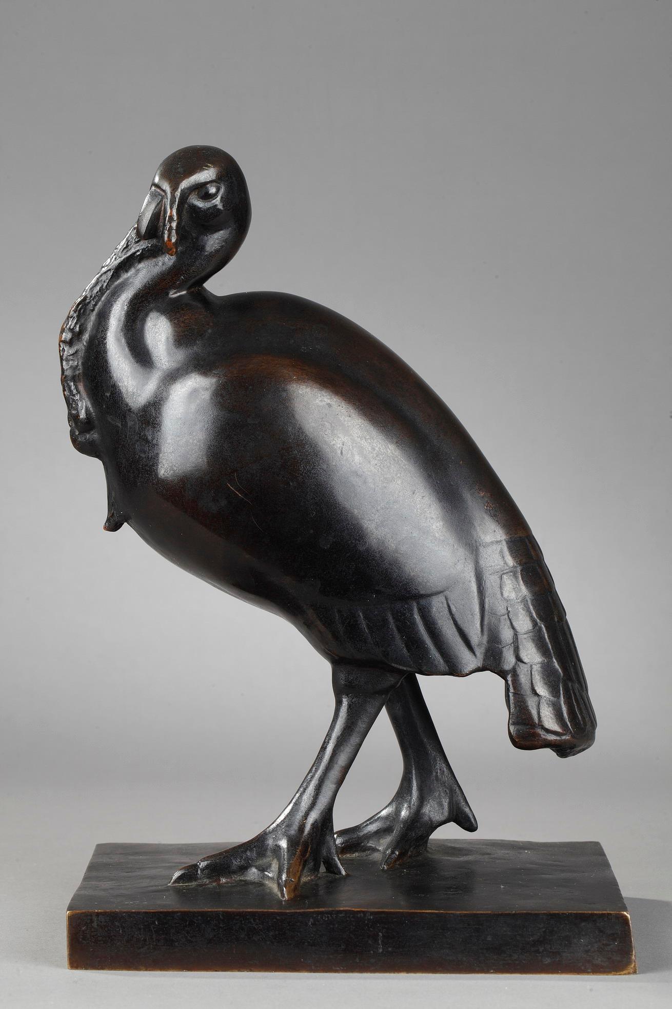 Tacchino selvatico - Sculpture di Simone Boutarel
