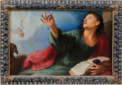 Simone Brentana (Venetian master) - Late 17th century figure painting - Saint